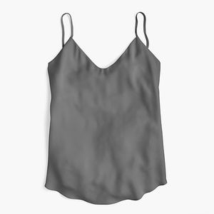 j. crew v-neck camisole / grey / 8